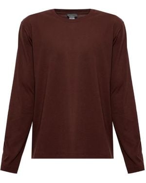 Hanro Living Shirts Long-Sleeve T-Shirt - Brown