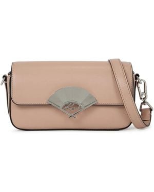 Karl Lagerfeld K/Signature Fan Cross Body Bag - Natural