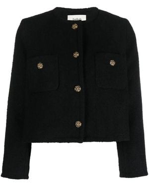 Ba&sh Chaqueta de tweed Meredith - Negro