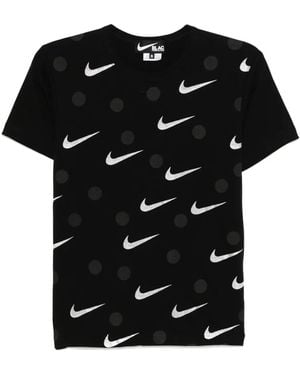 COMME DES GARÇON BLACK X Nike Printed T-Shirt - Black