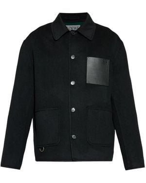 Loewe アナグラム ウールジャケット - ブラック