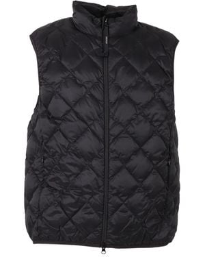 Aspesi Minimalist Zip-Front Gilet - Black