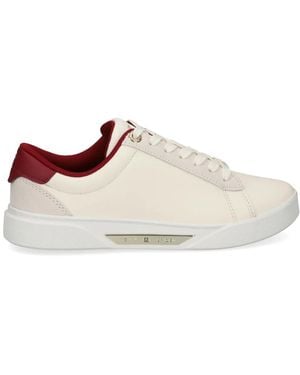 Tommy Hilfiger レザースニーカー - ブラウン