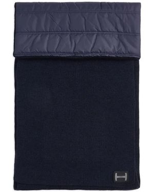 Hogan Sciarpa Con Logo - Blu