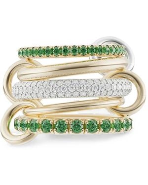 Spinelli Kilcollin Chloe Vert Emerald And Diamond Ring - Green