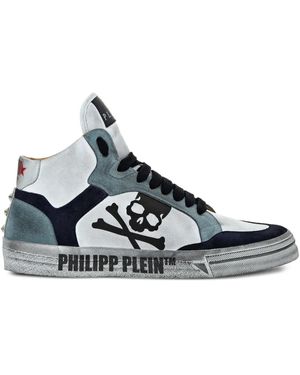 Philipp Plein Retrokickz High-Top Sneakers - Black