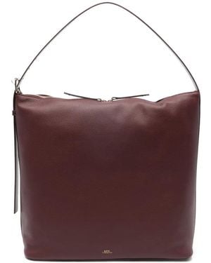 A.P.C. Bolso De Hombro Vera Maxi Con Cremallera - Morado