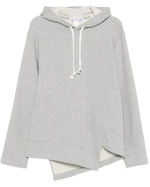 Comme des Garçons Asymmetric-Hem Hoodie - Grey
