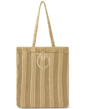 Pinko Easy Tote Bag - Yellow
