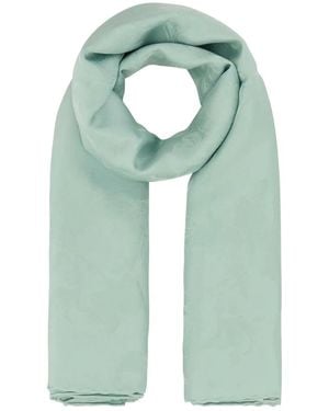 McQueen Sailor Tattoo-Jacquard Scarf - Green
