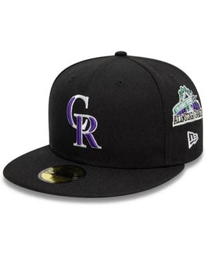 KTZ X Diet Starts Monday 59Fifty Colorado Rockies Baseballkappe - Schwarz