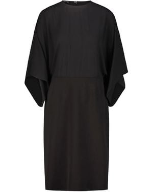 DR. HOPE Midikleid Mit Fledermausärmeln - Schwarz