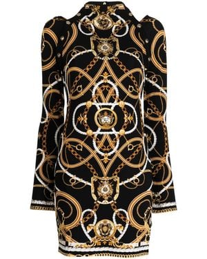 CAMILLA Coast To Coast-Print Open-Back Minidress - Black