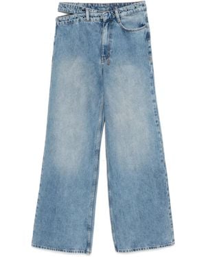 Ksubi Strider Wide-Leg Jeans - Blue