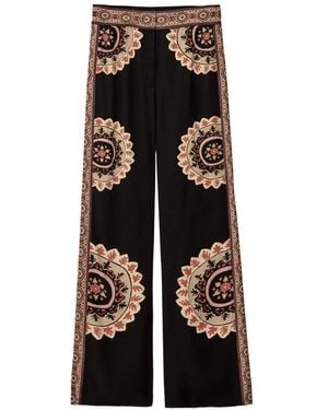 Ba&sh Wall Printed Pants - Black