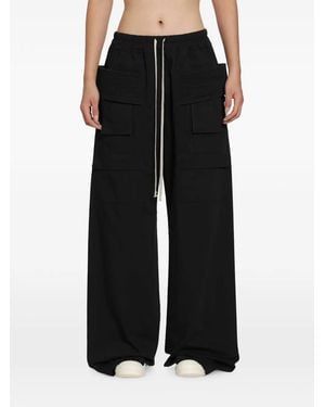 Rick Owens Creatch Pocket-Detail Cargo Pants - Black