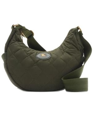 Burberry Bandolera Horseshoe con detalle de cruz - Verde