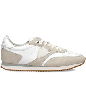 Philippe Model Blville Sneakers Mit Perforiertem Einsatz - Weiß