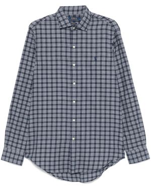 Polo Ralph Lauren Camicia A Quadri - Blu
