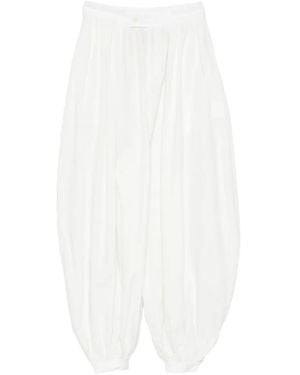 Marrakshi Life Gathered Trousers - White
