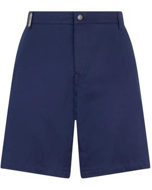 Moschino Belt-Loop Shorts - Blue