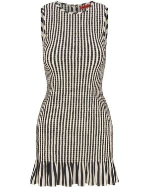 Simon Miller Belle Smocked Mini Dress - Black