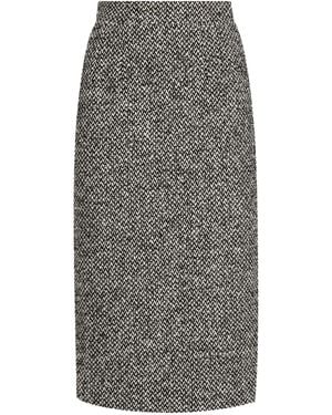 Dolce & Gabbana Gonna Midi A Matita - Grigio