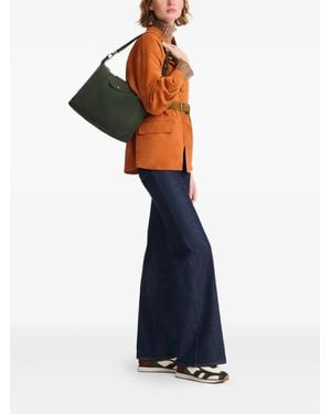 Longchamp Mittelgroße Le Pliage Schultertasche - Blau