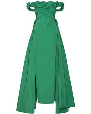 Rachel Gilbert Henley Abendkleid - Grün