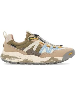 Flower Mountain Iwano Paneled Sneakers - White