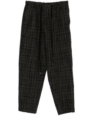Individual Sentiments Pantalon À Lien De Resserrage - Black