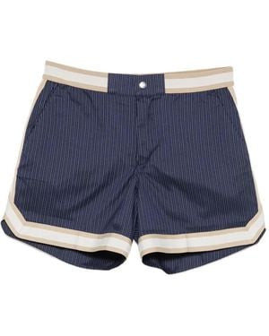 CHE Baller Pinstriped Swim Shorts - Blue