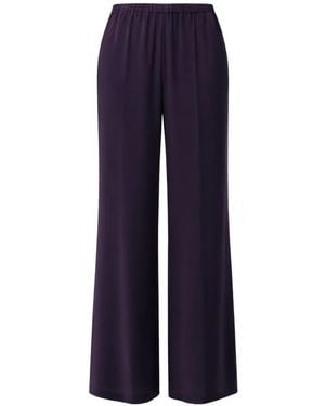 Liviana Conti Elasticated Palazzo Trousers - Blue