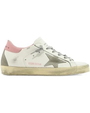 Golden Goose Super-Star Trainers - White