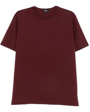 Herno Crew-Neck T-Shirt - Red