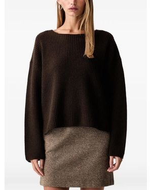 Marc O' Polo Boat-Neck Sweater - Black
