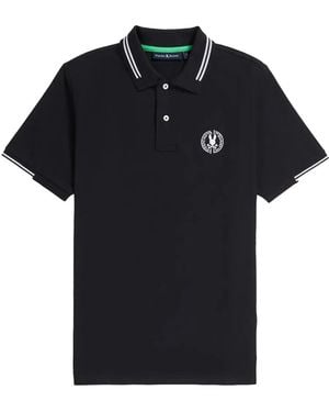 Psycho Bunny Logo-embroidered Polo Shirt - Black