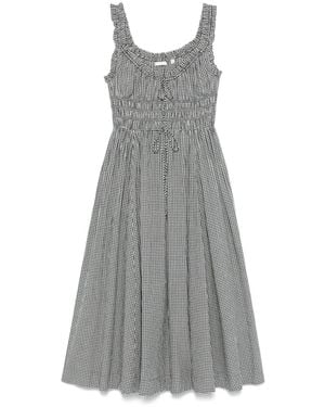 Doen Vestido midi Emmaretta - Gris
