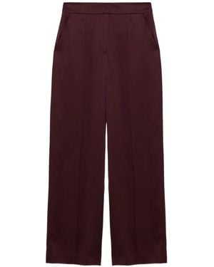 Jonathan Simkhai Kyra High-Waisted Trousers - Purple