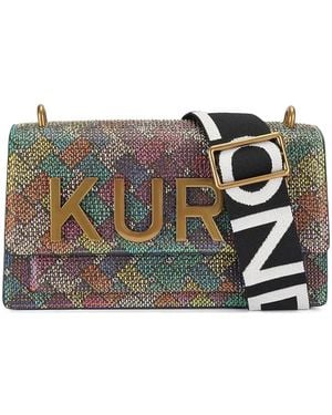 Kurt Geiger Logo Cross Body Bag - Grey