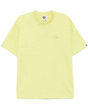 Aape By A Bathing Ape T-Shirt À Patch Logo - Jaune