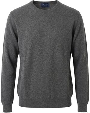 Drumohr Crew-Neck Sweater - Gray