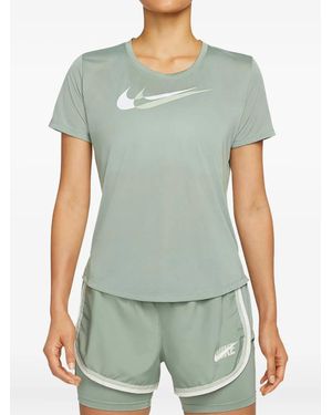Nike Dri-Fit Swoosh Run T-Shirt - Green
