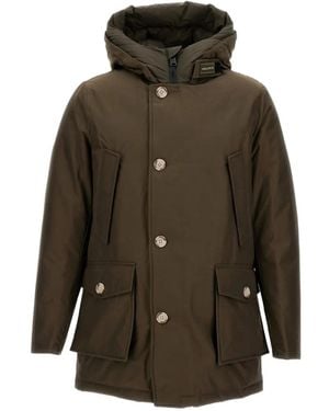 Woolrich Artic Hooded Parka Jacket - Green