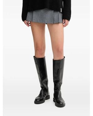 GAUDI Pleated Skorts - Black