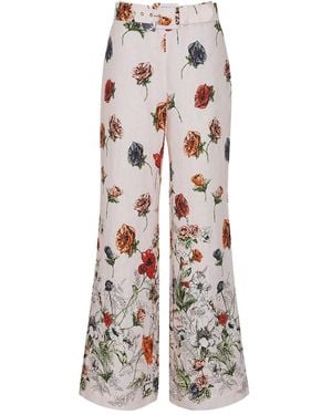Cara Cara Mayflower Palazzo Pants - White