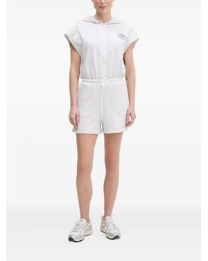 Guess Mono corto con capucha - Blanco