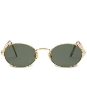 Jean Paul Gaultier Oval-Frame Sunglasses - Green
