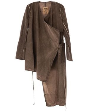 Uma Wang Asymmetric Shirt - Brown