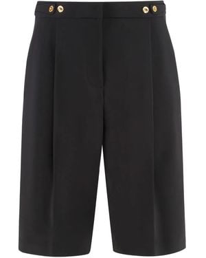 Elisabetta Franchi Button trousers - Negro